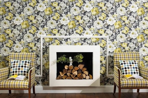 A wallpaper with an elegant look that conveys a luxurious atmosphere